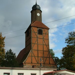 Fachwerkkirchturm