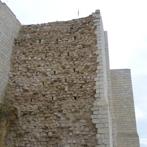 Abriß Wandschale Burg von Richard Löwenherz