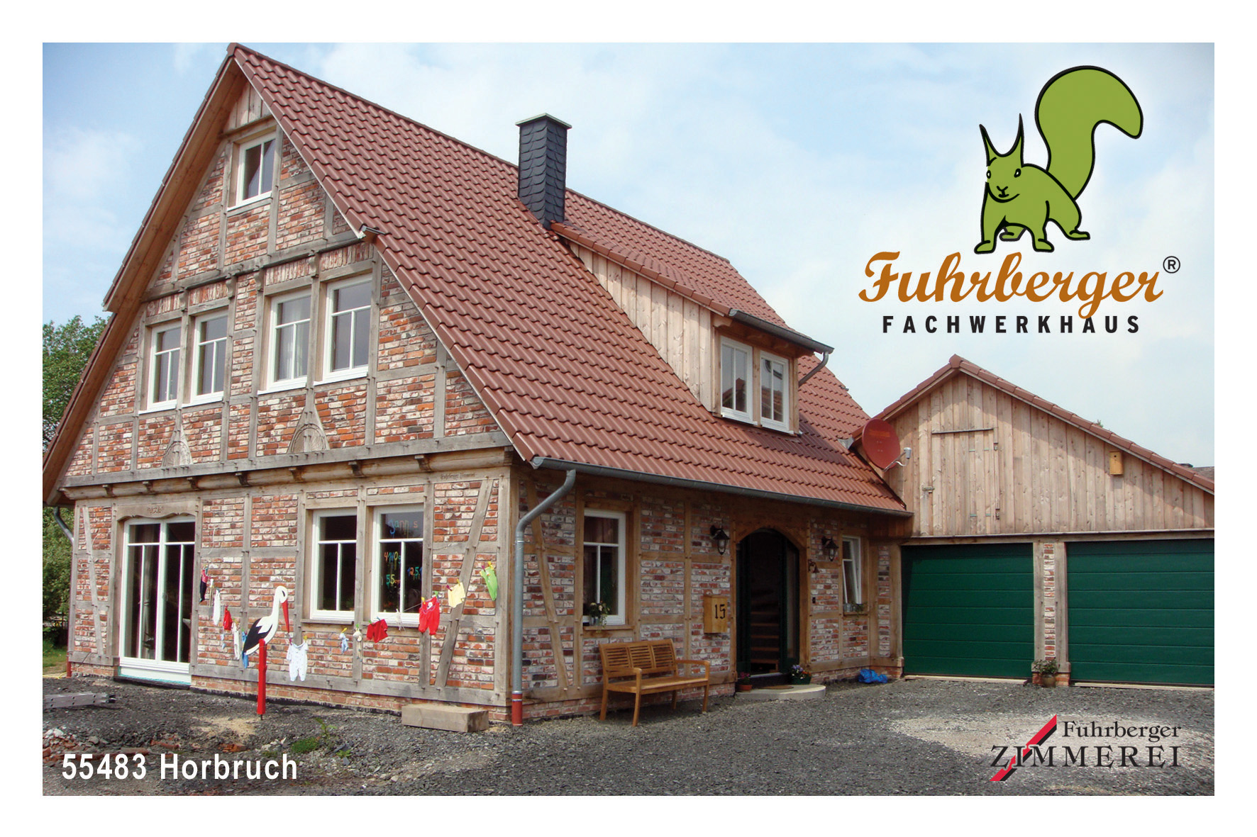 Neu gebautes Fachwerkhaus in Horbruch